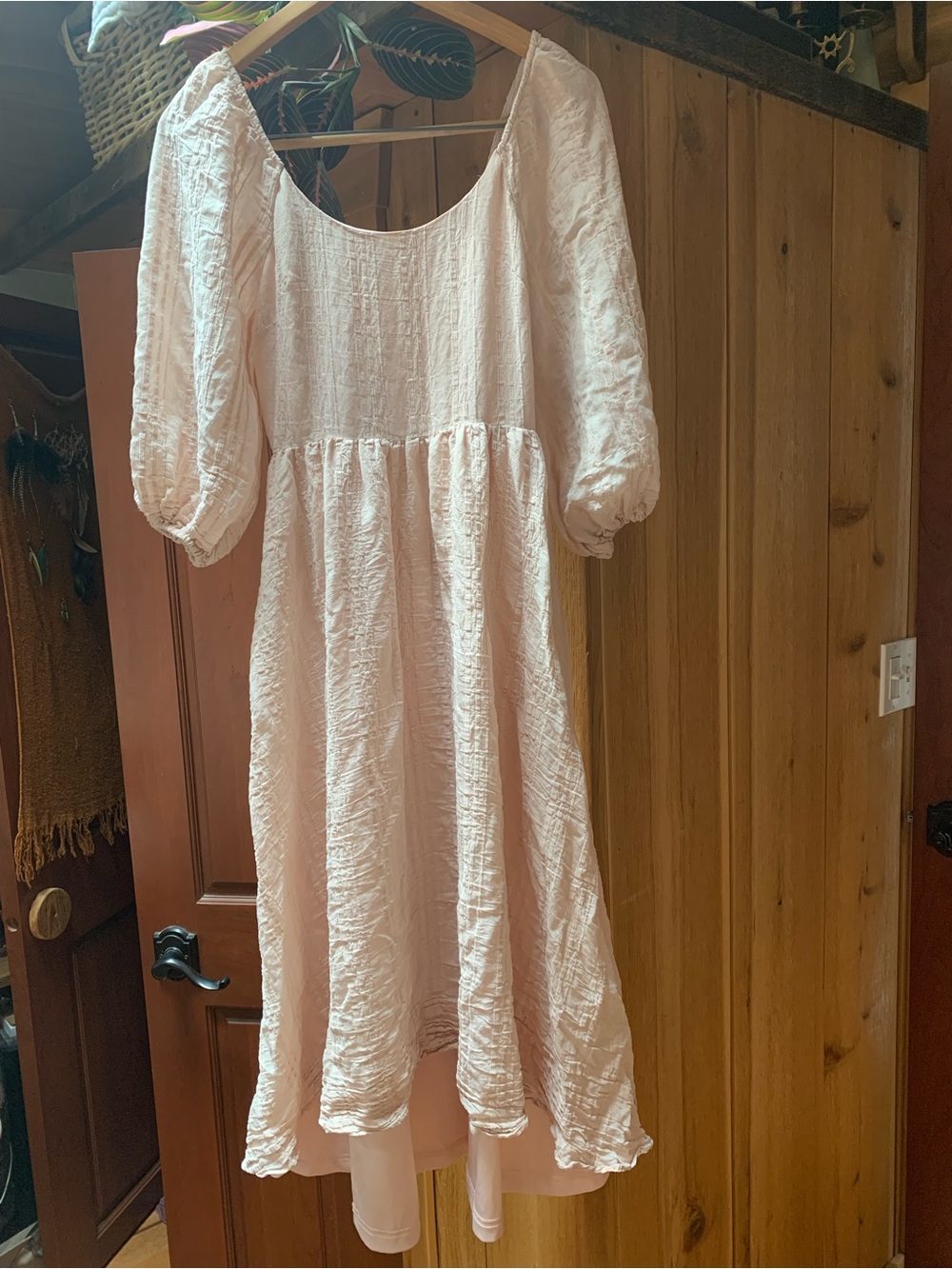 Aura Puff Sleeve Cottage Dress Gown